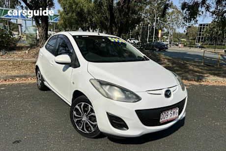 White 2012 Mazda 2 Hatchback Neo