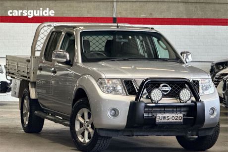 Silver 2013 Nissan Navara Ute Tray ST-X 4X4