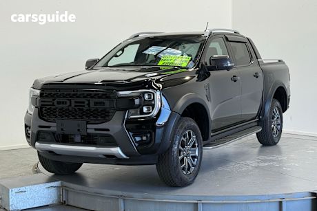 Black 2022 Ford Ranger Double Cab Pick Up Wildtrak 3.0 (4X4)