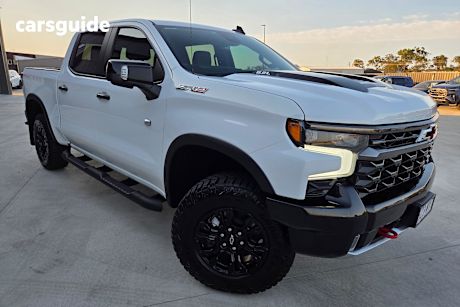 White 2024 Chevrolet Silverado Ute Tray 1500 ZR2 W/TECH PACK 4X4