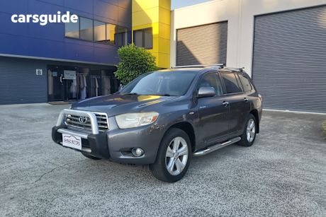 Grey 2008 Toyota Kluger Wagon Grande (4X4)