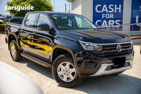 Black 2025 Volkswagen Amarok Dual Cab Utility Core Tdi405 4Motion
