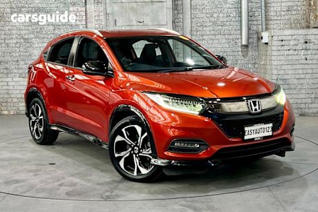 Orange 2018 Honda HR-V Wagon Rs