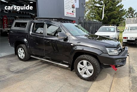 Black 2017 Volkswagen Amarok Dual Cab Utility V6 Tdi 550 Highline