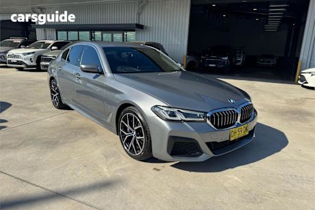 Grey 2022 BMW 530D Sedan M Sport Lci