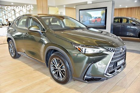 Green 2024 Lexus NX SUV NX350H LUXURY F