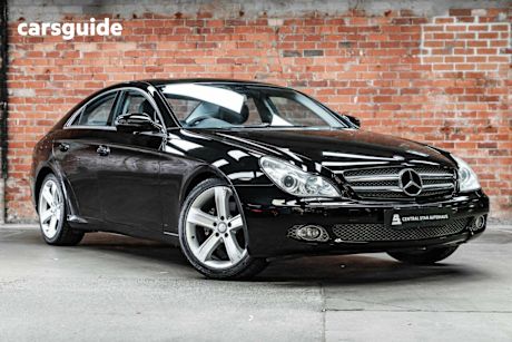 Black 2008 Mercedes-Benz CLS-Class Sedan CLS350 R