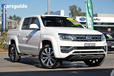 White 2021 Volkswagen Amarok Dual Cab Utility Tdi580 Aventura 4Motion
