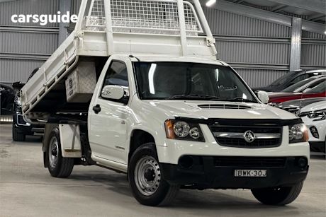White 2011 Holden Colorado Ute Tray LX R