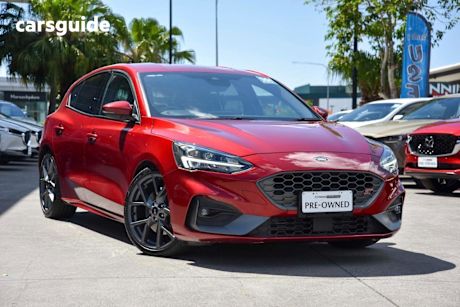 Red 2020 Ford Focus Hatchback St