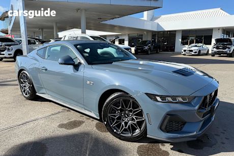 Blue 2024 Ford Mustang Coupe GT R