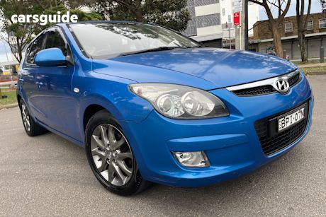 Blue 2010 Hyundai I30 Hatchback Slx 1.6 Crdi