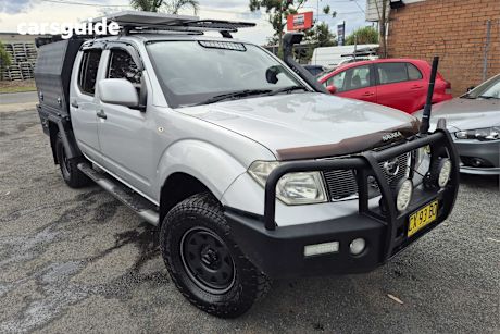 Silver 2015 Nissan Navara Dual Cab Chassis Rx (4X4)