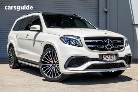 White 2016 Mercedes-Benz GLS-Class SUV GLS63 AMG 4WD