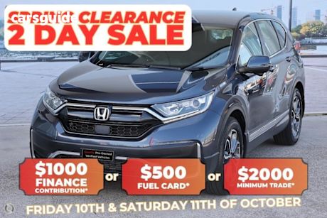 Blue 2022 Honda CR-V Wagon Vti X (2Wd) 5 Seats