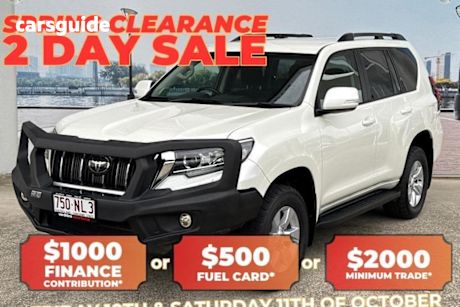 White 2020 Toyota Landcruiser Prado Wagon Gxl