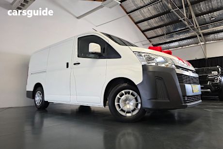 White 2021 Toyota HiAce Commercial GDH300R