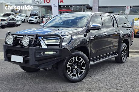 Black 2022 Toyota Hilux Ute Tray SR5 4X4