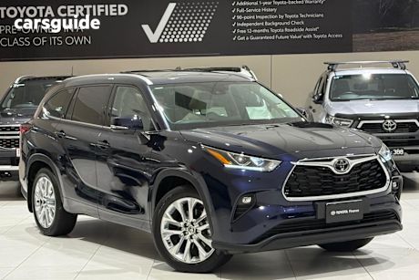Blue 2024 Toyota Kluger SUV GRANDE F