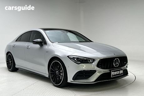 Silver 2020 Mercedes-Benz CLA-Class Coupe CLA35 AMG 4WD