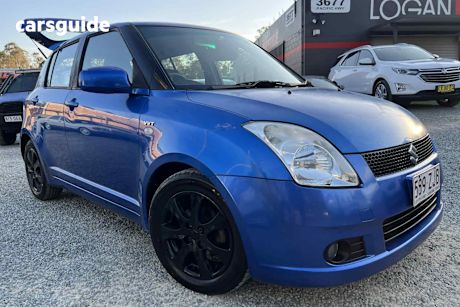 Blue 2005 Suzuki Swift Hatchback S