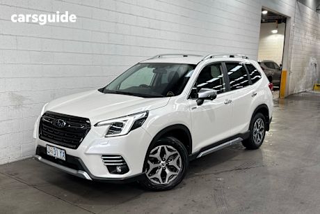 White 2021 Subaru Forester SUV HYBRID L 4WD