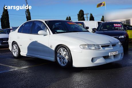 White 1999 Holden Commodore Sedan SS R