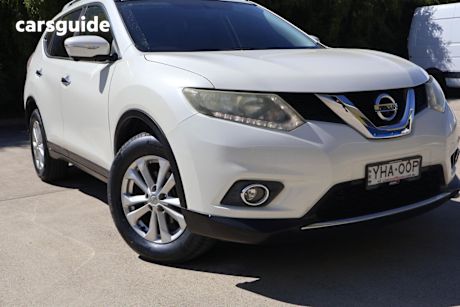 White 2016 Nissan X-Trail Wagon St-L (Fwd)