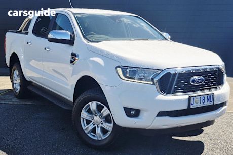 White 2021 Ford Ranger Ute Tray XLT 4X4