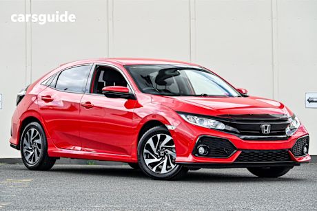 Red 2017 Honda Civic Hatch VTI-S F
