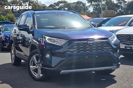 Blue 2021 Toyota RAV4 Wagon Gxl (2Wd) Hybrid