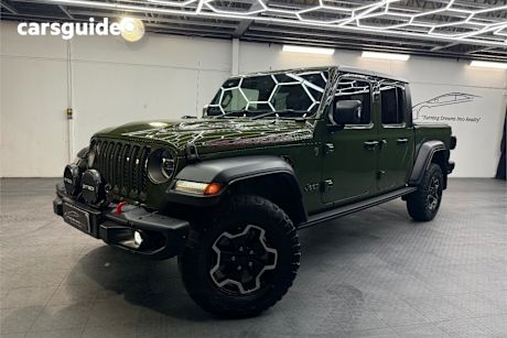 Green 2021 Jeep Gladiator Ute Tray RUBICON 4X4