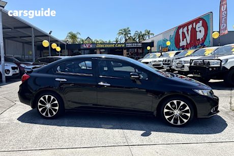 Black 2015 Honda Civic Sedan SPORT F