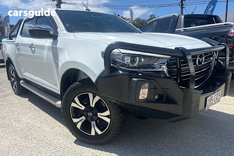 White 2021 Mazda BT-50 Ute Tray GT 4X4