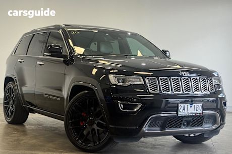 Black 2019 Jeep Grand Cherokee SUV OVERLAND 4X4