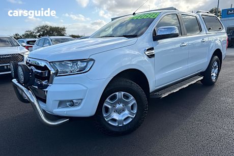 White 2017 Ford Ranger Ute Tray XLT 4X4