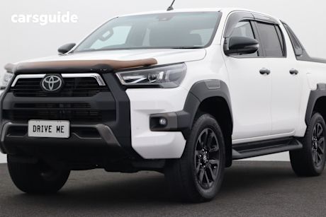 White 2021 Toyota Hilux Double Cab Pick Up Rogue (4X4)