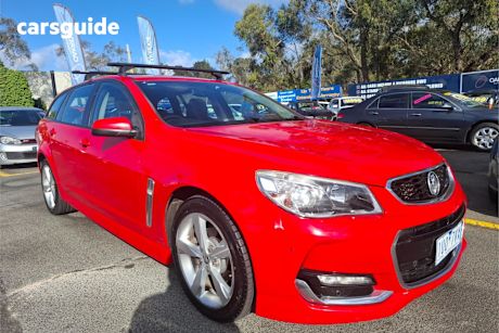 Red 2016 Holden Commodore Sportswagon Sv6