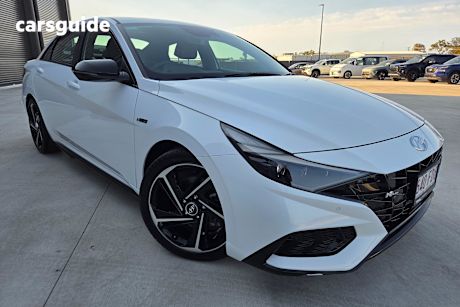White 2022 Hyundai I30 Sedan N LINE PREMIUM F
