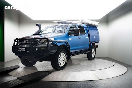 Blue 2013 Toyota Hilux Ute Tray SR5 4X4