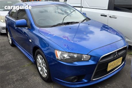 Blue 2012 Mitsubishi Lancer Hatch ACTIV F