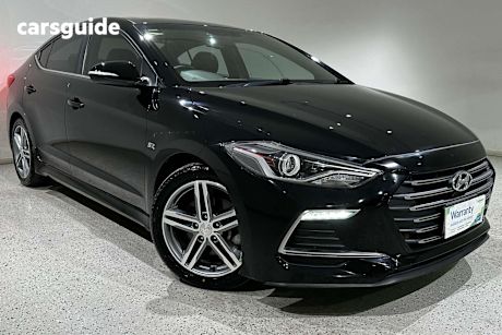 Black 2017 Hyundai Elantra Sedan SR TURBO F