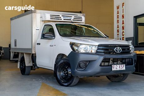 White 2017 Toyota Hilux Cab Chassis Workmate
