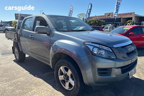 Blue 2014 Isuzu D-MAX Crew Cab Utility Ls-M Hi-Ride (4X4)
