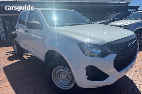 White 2025 Isuzu D-MAX Ute Tray SX 4X4