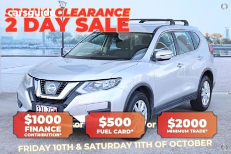 Silver 2018 Nissan X-Trail Wagon St (2Wd)