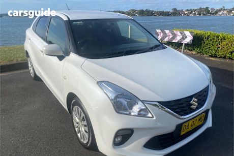 White 2021 Suzuki Baleno Hatch GL F