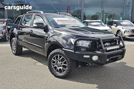 Black 2017 Ford Ranger Ute Tray FX4 4X4