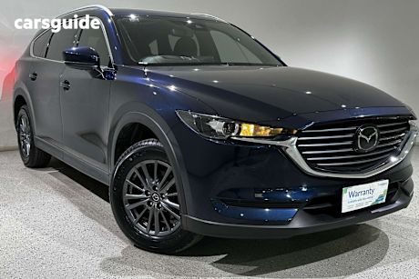 Blue 2021 Mazda CX-8 SUV SPORT F
