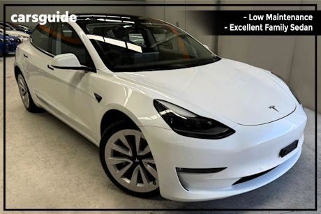 White 2021 Tesla Model 3 Sedan LONG RANGE 4WD